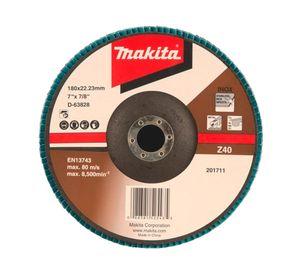 Disco traslapado G40-Z metal D-63828 180x22 mm