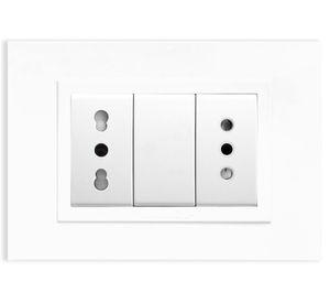 Enchufe hembra 10A - 16A Zen blanco