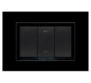 Interruptor 9/24 Zen basic armado 16A negro