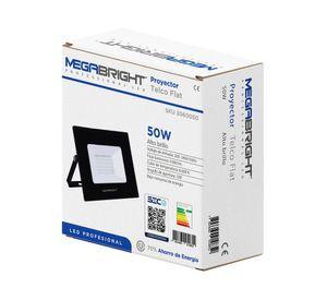 Proyector led 50W luz cálida negro