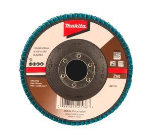 Disco traslapado G60-Z metal D-63753 115x22 mm