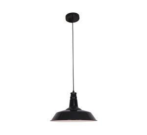 Lámpara colgar 1L E27 Alba negro