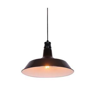 Lámpara colgar 1L E27 Alba negro