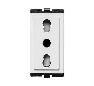 Toma corriente bipaso S17 10/16A 4000W blanco