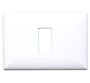 Tapa simple S17 blanco