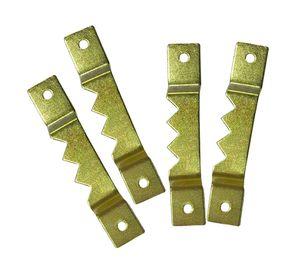 Colgador de cuadro 6x62 mm 4 unidades Dentado amarillo