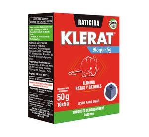 Raticida Bloque parafina roedores control eficaz 50 g