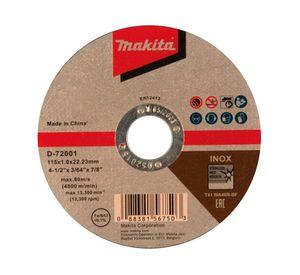 Disco corte inoxidable 115x22 mm D-72001 café