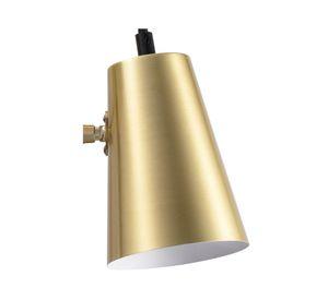 Aplique pared dorado con interruptor E14 1L