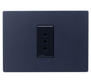 Toma corriente simple S32 10A 2500W noir mate