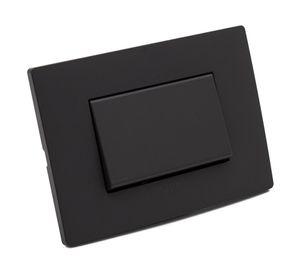 Placa armada 9/24 teclón S33 16A 4000W noir mate