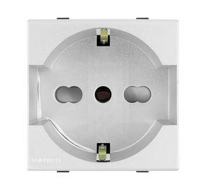 Toma corriente schuko S44 16A 4000W magnesio