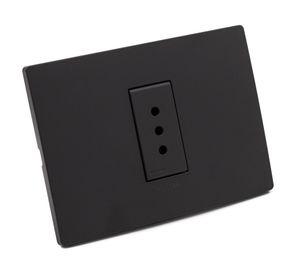 Toma corriente simple S33 10A 2500W noir mate