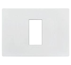 Tapa simple S33 blanco mate