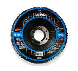 Disco flap 4 1/2" ZA60 azul