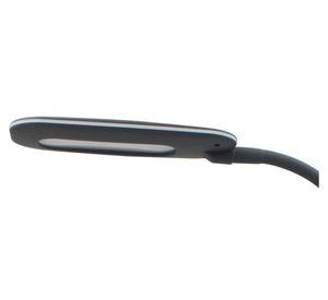 Lámpara escritorio LED luz día gris oscuro
