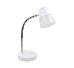 Lámpara escritorio LED luz día Isaac blanco