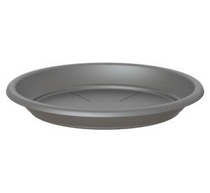 Plato plástico 15 cm Capri antracita