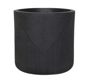Maceta 24 cm Fiber clay Stripe geo