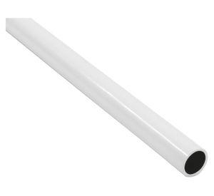 Barra cortina plastificada 19 mm x 1.4 m blanco