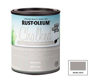 Pintura tizada exterior base agua 887 ml Chalked Interior bruma mate