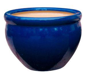 Maceta cerámica Aline XL Glossy azul