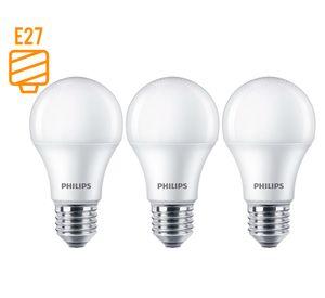 Ampolleta Led 9W E17 luz fría blanca pack x3