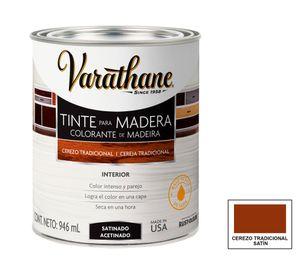 Tinte para madera 946 ml Varathane cerezo tradicional satín