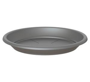 Plato plástico 30 cm Capri antracita