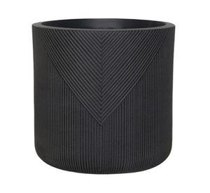 Maceta 30 cm Fiber clay Stripe geo