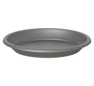 Plato plástico 55 cm Capri antracita
