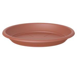 Plato plástico 18 cm Capri terracota