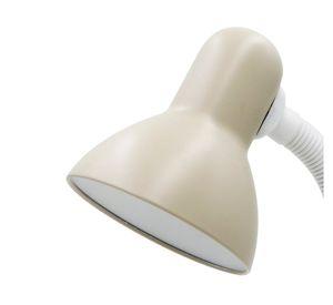 Lámpara de escritorio 40W E27 1L Flexible beige