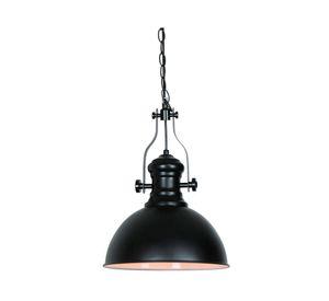Lámpara colgar 40W E27 1L Factory negro