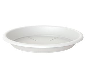 Plato plástico Capri blanco