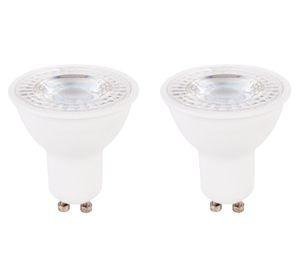 Ampolleta LED 6W GU10 luz fría 2 unidades