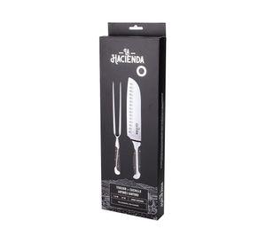 Tenedor + cuchillo 17 cm Master series