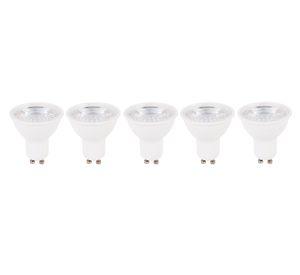 Ampolleta LED 6W GU10 luz fría 5 unidades