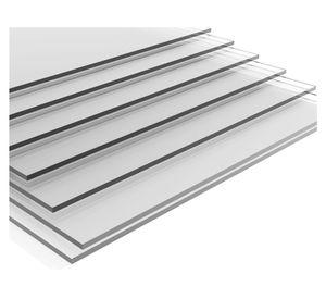 Plancha acrílica 2 mm 80x120 cm transparente