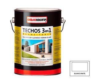 Pintura techo Techos 3en1 1 GL blanco mate