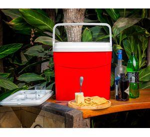 Cooler Alaska rojo 35 litros