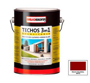 Pintura techo Techos 3en1 1 GL rojo colonial mate