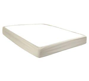 Faldón Box Spring Melange ecru 1.5 plazas