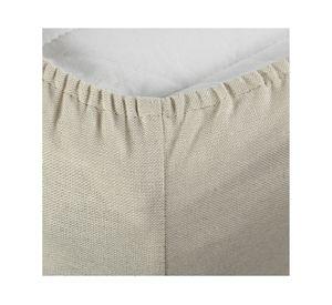 Faldón Box Spring Melange ecru 2 plazas