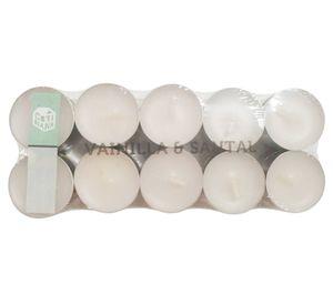 Vela T-light ecru 20 unidades