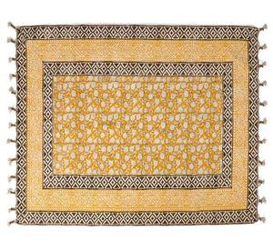 Alfombra 90x150 cm Block yellow
