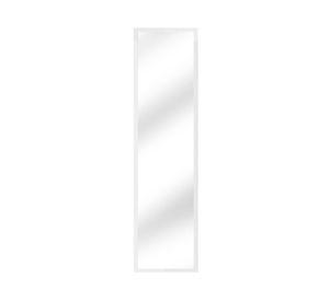 Espejo 125.6x34 cm pared alto blanco