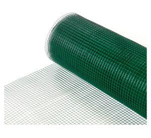 Malla jardinera 10x10mmx1x3 m Plástica verde