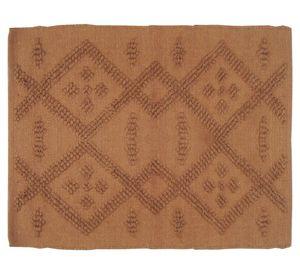 Alfombra 120x180 cm Relieve naranjo
