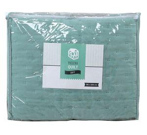 Piecera Quilt verde 90x220 cm